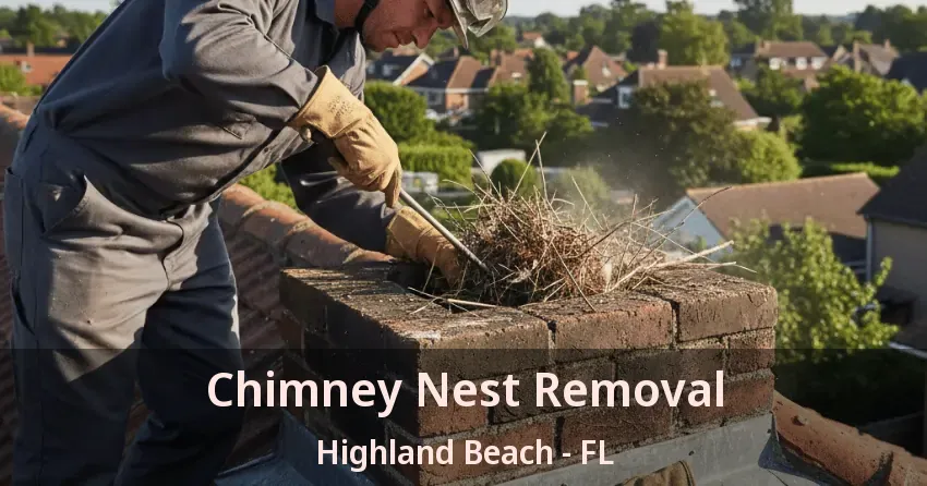 Chimney Nest Removal Highland Beach - FL