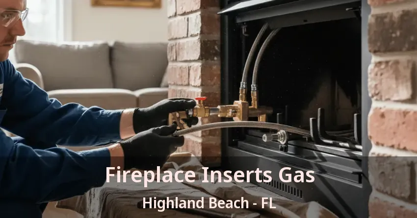 Fireplace Inserts Gas Highland Beach - FL