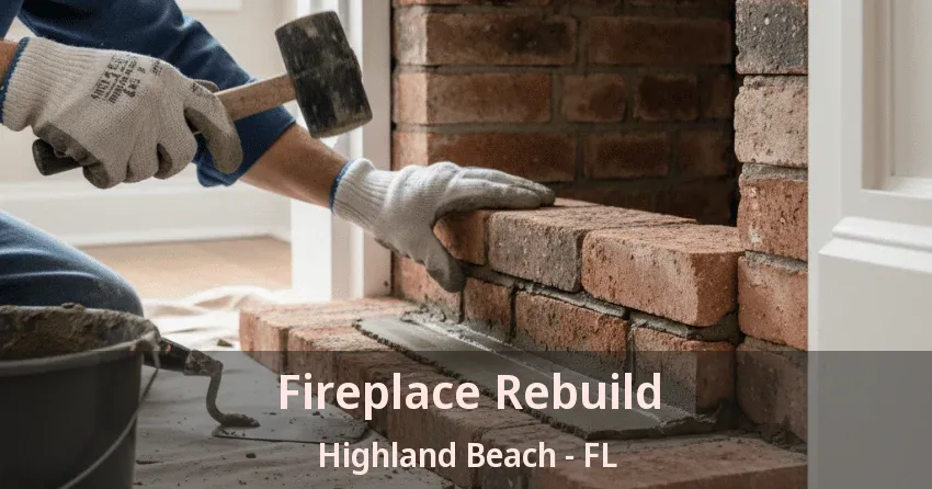 Fireplace Rebuild Highland Beach - FL