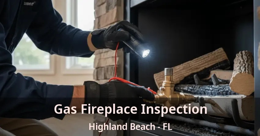 Gas Fireplace Inspection Highland Beach - FL