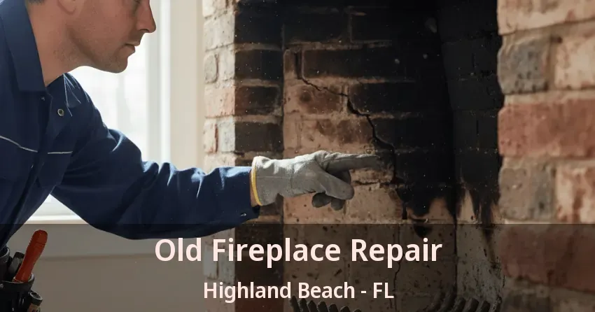 Old Fireplace Repair Highland Beach - FL