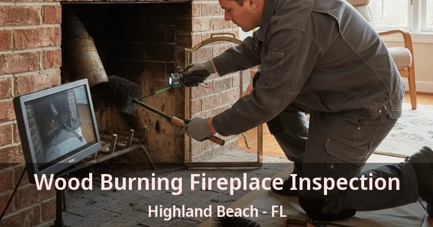 Wood Burning Fireplace Inspection Highland Beach - FL